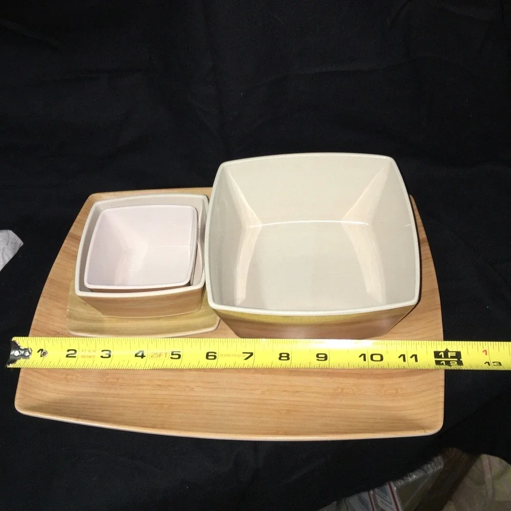 Square‎ Sampler & PlatterBamboo Kyoto & Platewise Dish 5 Piece Set